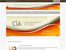 Tablet Screenshot of cia-augsburg.de